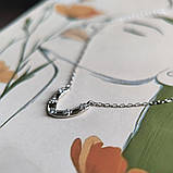 Срібне кольє Proba з фіанітами, вага виробу 2,09 г (2186762) 400450 розмір, фото 3