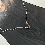 Срібне кольє Proba з фіанітами, вага виробу 2,09 г (2186762) 400450 розмір, фото 5