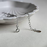 Срібне кольє Proba з фіанітами, вага виробу 2,09 г (2186762) 400450 розмір, фото 6