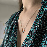 Срібне кольє Proba з фіанітами, вага виробу 2,09 г (2186762) 400450 розмір, фото 9