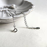 Срібне кольє Proba з натуральними перлами, вага виробу 5,19 г (2186809) 450500 розмір, фото 6