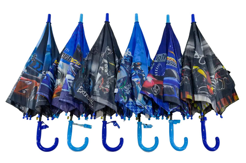 Дитяча парасолька тростина для хлопчика з машинками Boy-2