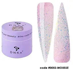 Гель для нарощування нігтів DNKa' Builder Gel Mousse #0003, 15 мл