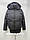Пуховик оверсайз жіночий 42-48 кольору міксом, фото 3