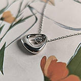 Срібне кольє Proba з фіанітами, вага виробу 3,95 г (2186953) 400450 розмір, фото 3