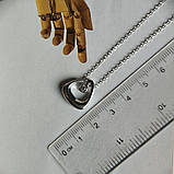 Срібне кольє Proba з фіанітами, вага виробу 3,95 г (2186953) 400450 розмір, фото 4