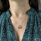 Срібне кольє Proba з фіанітами, вага виробу 3,95 г (2186953) 400450 розмір, фото 8