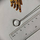 Срібне кольє Proba з фіанітами, вага виробу 2,1 гр (2186984) 450500 розмір, фото 4