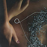 Срібне кольє Proba з фіанітами, вага виробу 2,1 гр (2186984) 450500 розмір, фото 5