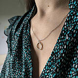 Срібне кольє Proba з фіанітами, вага виробу 2,1 гр (2186984) 450500 розмір, фото 9