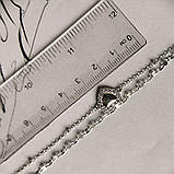 Срібний браслет Proba з фіанітами, вага виробу 2,18 г (2186991) 1720 розмір, фото 4