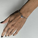 Срібний браслет Proba з фіанітами, вага виробу 2,18 г (2186991) 1720 розмір, фото 6