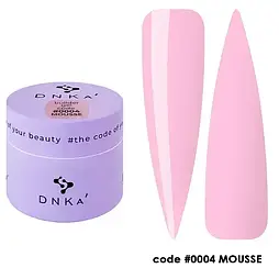 Гель для нарощування нігтів DNKa' Builder Gel Mousse #0004, 15 мл