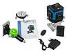 Лазерний нівелір KRAISSMANN 12 3D-LLA 30 RB (бірюзовий промінь, дистанційне керування) ®, фото 5