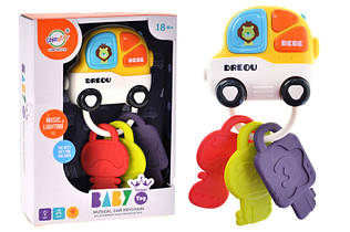 Брязкальце 503-21 з ключками, з музикою, зі світлом, в коробці р.20,7x15x6,3 см YG Toys