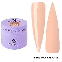 Гель для нарощування нігтів DNKa' Builder Gel Mousse #0008, 15 мл