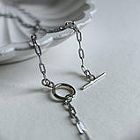 Срібне кольє Proba з без каменів, вага виробу 6,1 г (2187356) 450 розмір, фото 9