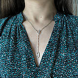 Срібне кольє Proba з без каменів, вага виробу 6,1 г (2187356) 450 розмір, фото 10