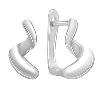 Срібні сережки Proba без каменів (2187424)