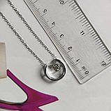 Срібне кольє Proba з фіанітами, вага виробу 2,51 г (2187486) 400450 розмір, фото 4