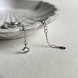 Срібне кольє Proba з фіанітами, вага виробу 2,51 г (2187486) 400450 розмір, фото 5