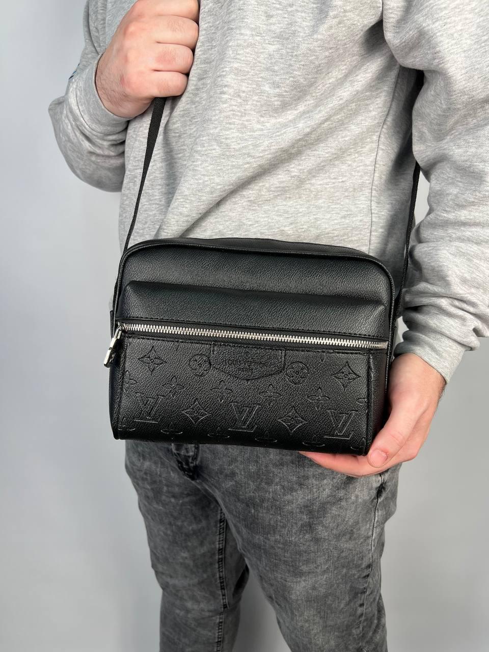 Чоловіча сумка через плече луї вітон стильна Сумка-месенджер Louis Vuitton, класична щоденна, фото 1