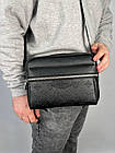Чоловіча сумка через плече луї вітон стильна Сумка-месенджер Louis Vuitton, класична щоденна, фото 9
