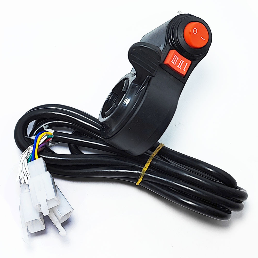 Курок із кнопкою вмикання і перемикачем швидкостей