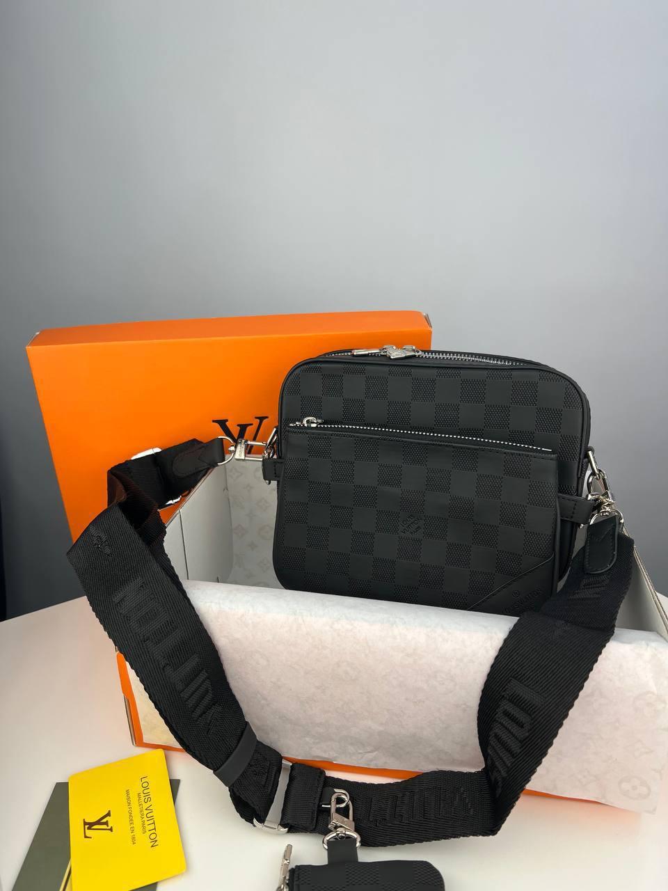 Чоловіча сумка через плече лочки вінон стильна Сумка-месенджер 3 в 1 Louis Vuitton, класична щоденна, фото 1