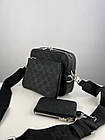 Чоловіча сумка через плече лочки вінон стильна Сумка-месенджер 3 в 1 Louis Vuitton, класична щоденна, фото 6
