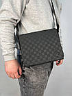 Чоловіча сумка через плече лочки витон стильна Сумка-месенджер  Louis Vuitton, класична щоденна, фото 8