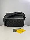 Чоловіча сумка через плече луі вітон стильна Сумка-месенджер Louis Vuitton, класична щоденна, фото 6