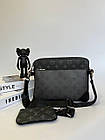 Чоловіча сумка через плече луі вітон стильна Сумка-месенджер Louis Vuitton, класична щоденна, фото 2