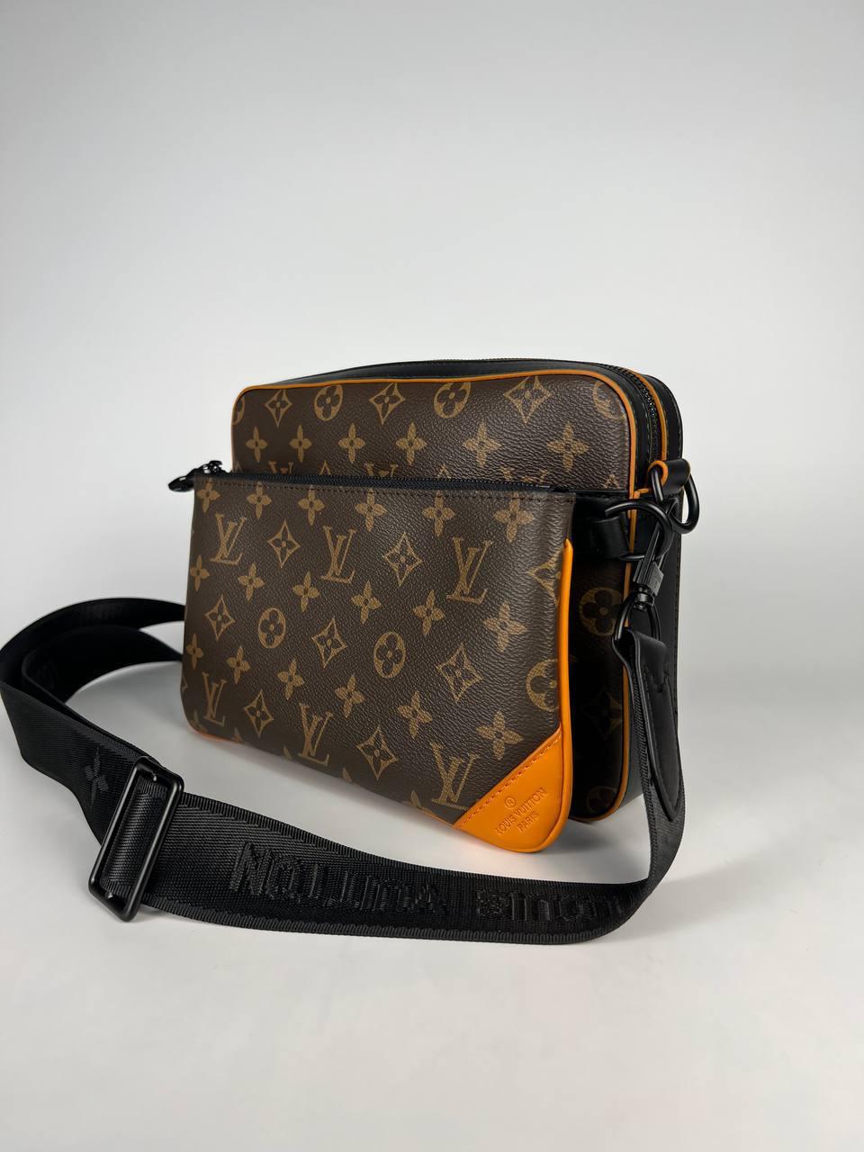 Чоловіча сумка через плече луї вітон стильна Сумка-месенджер 3 в 1 Louis Vuitton, класична щоденна, фото 1