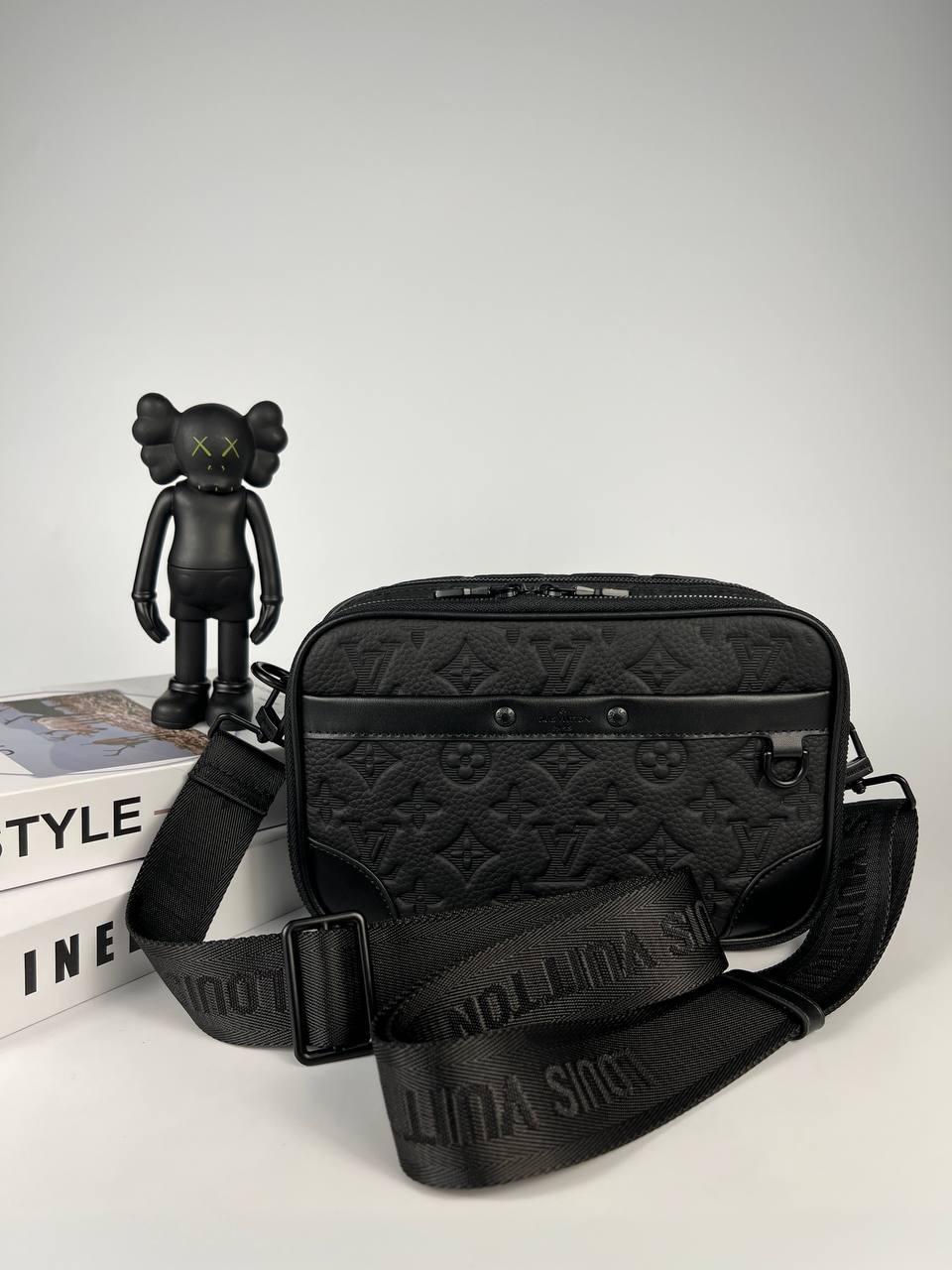 Чоловіча шкіряна сумка через плече Луї Вітон стильна Louis Vuitton, гарні чоловічі сумки зручні, фото 1