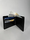 Гаманець louis vuitton портмоне луї витон Кошелькі з принтом з екошкіри для чоловіків, маленький чорний гаманець, фото 3
