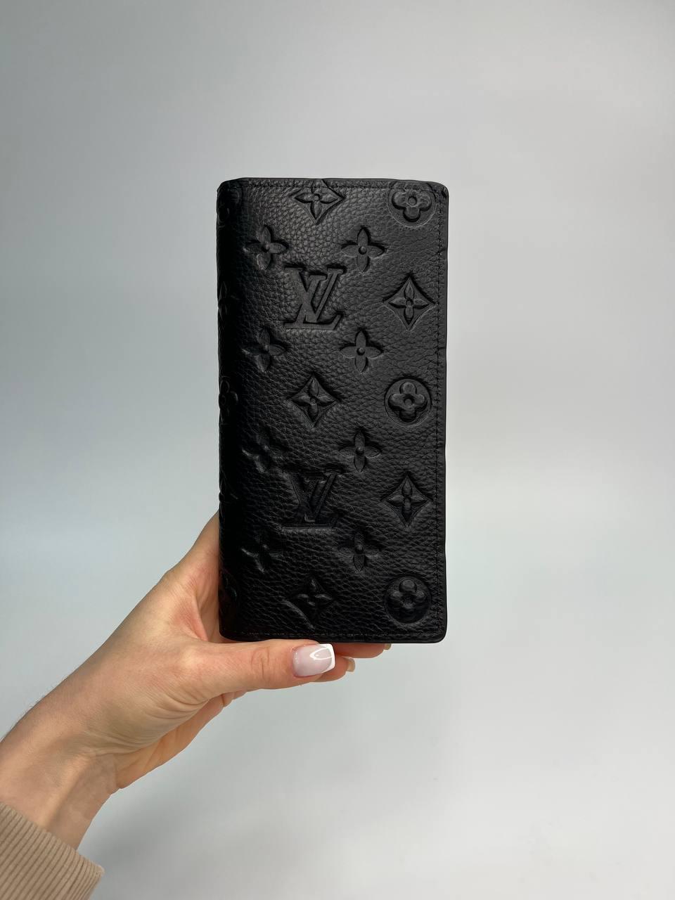 Гаманець louis vuitton портмоне луї витон Кошелькі з принтом з екошкіри для чоловіків, чорний гаманець, фото 1