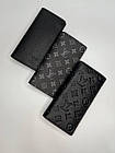 Гаманець louis vuitton портмоне луї витон Кошелькі з принтом з екошкіри для чоловіків, чорний гаманець, фото 3