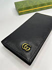 Гаманець  Gucci  портмоне Гуччі Кошелькі з принтом з екошкіри для чоловіків, чорний гаманець, фото 9