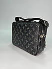 Чоловіча шкіряна сумка через плече Луї Вітон стильна Louis Vuitton, гарні чоловічі сумки зручні, фото 2