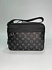 Чоловіча шкіряна сумка через плече Луї Вітон стильна Louis Vuitton, гарні чоловічі сумки зручні, фото 3