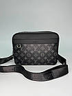 Чоловіча шкіряна сумка через плече Луї Вітон стильна Louis Vuitton, гарні чоловічі сумки зручні, фото 4