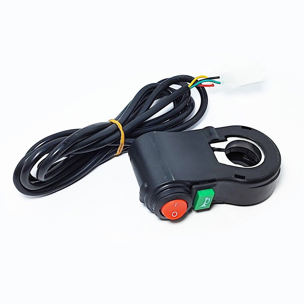 Блок на кермо з кнопкою вмикання та сигналу