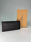 Стильний чоловічий гаманець виконаний зі шкіри з фірмовою канвою., фото 9