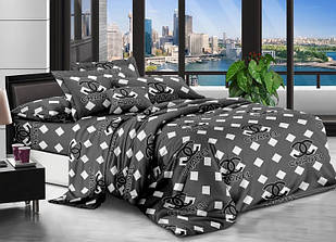 Двоспальний комплект постільної білизни бязь 175х215 см Постільний набір