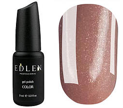 Гель-лак Edlen Color 026 (світло-коричневий із золотим шиммером), 9 мл