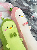 Дитяча м'яка іграшка плюшевий авокадо для сну дитині Подушка-обіймашка авокадо батон Плюшеве авокадо 70 см