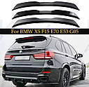 Новий спойлер багажника чорний глянець BMW X5 F15 E70 G05 E53 Спойлер тюнінг чорний глянець БМВ Х5 Ф15, фото 5