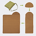 Флісовий вкладиш-трансформер M-WIN 4в1 Койот — універсальний утеплювач до спального мішка 215×80 см, фото 2