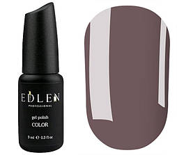 Гель-лак Edlen Color 027 (холодний світло-коричневий, емаль), 9 мл